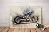Peinture photo moto personnalisée 