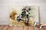 Peinture photo moto personnalisée 