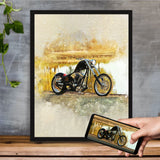 Peinture photo moto personnalisée 