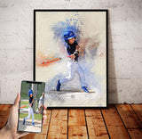 Personalized baseball photo Painting