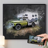 Personalized Car photo Painting