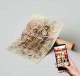 Personalized Public Servants photo Painting
