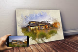 Personalized House photo Painting