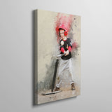 Personalized baseball photo Painting