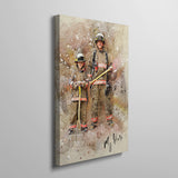 Personalized Public Servants photo Painting