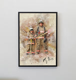 Personalized Public Servants photo Painting