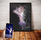 Personalized Ballet photo Painting