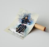 Peinture photo moto personnalisée 