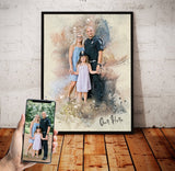 Personalized Public Servants photo Painting